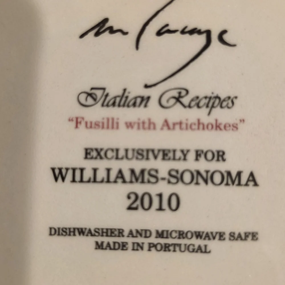 Williams Sonoma 2010 Italian Recipe 8